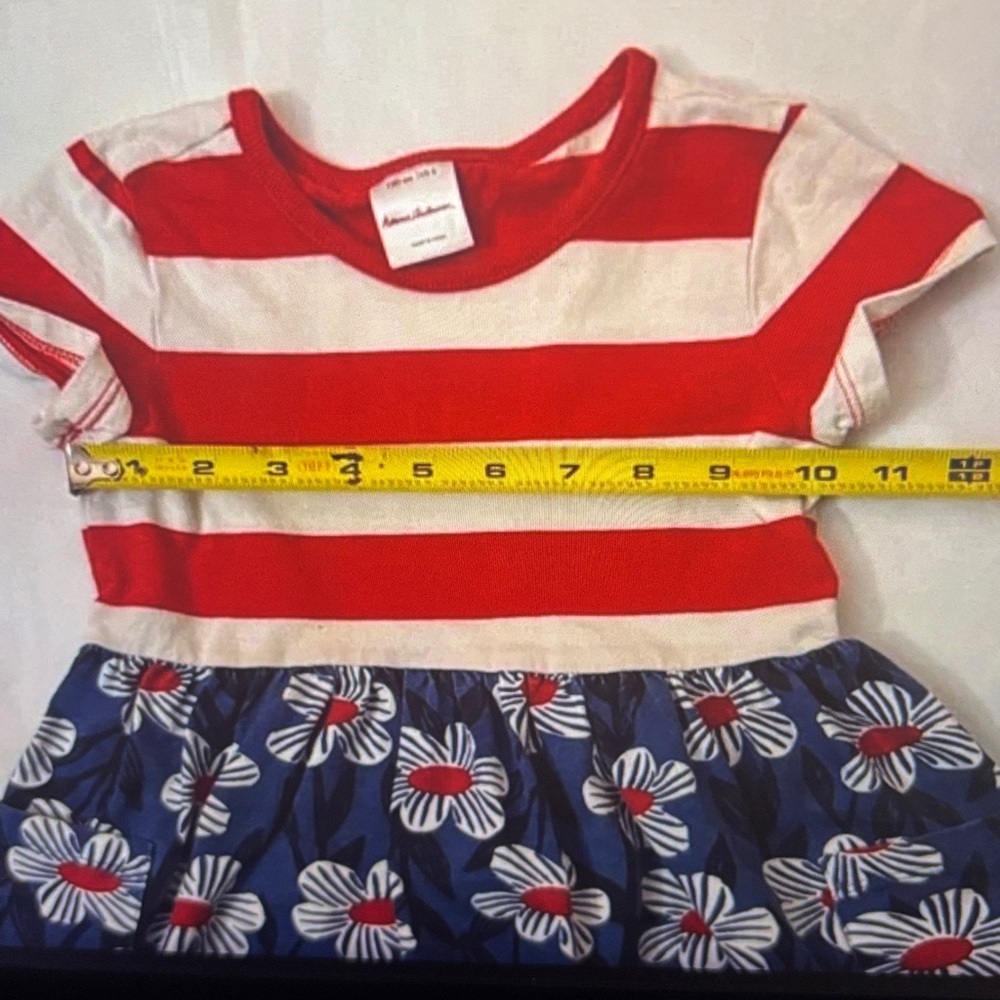 Hannah Andersson Americana Dress Lot 4 Nostalgic Primary Colors Kidcore Floral - Picture 13 of 16